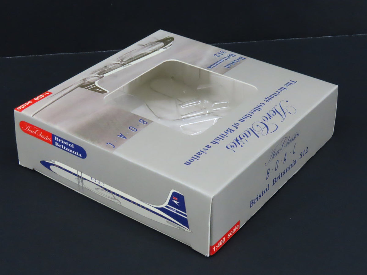 1:400 Scale Aero Classics Die-Cast BOAC Bristol Britannia 312 Aircraft G-AOVB
