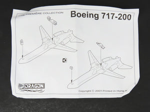 1:400 Scale Dragon Wings CRS002 Diecast TWA Boeing 717-200 Airliner