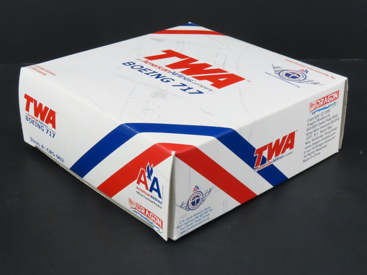 1:400 Scale Dragon Wings CRS002 Diecast TWA Boeing 717-200 Airliner