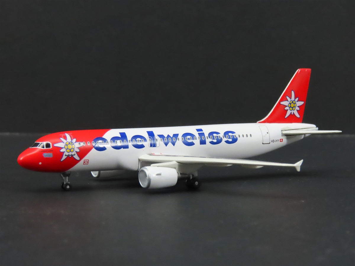 1:400 Dragon Wings 55302-03 Die-Cast Edelweiss Airbus A320-214 Aircraft HB-IHY