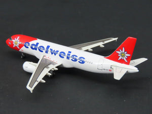 1:400 Dragon Wings 55302-03 Die-Cast Edelweiss Airbus A320-214 Aircraft HB-IHY