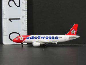 1:400 Dragon Wings 55302-03 Die-Cast Edelweiss Airbus A320-214 Aircraft HB-IHY
