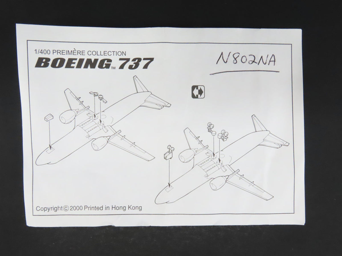 1:400 Dragon Wings 55240-03 Die-Cast North American Boeing B737-86N Aircraft
