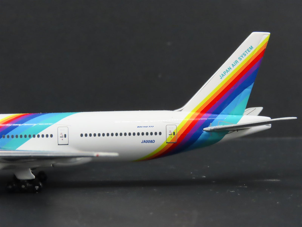 1:400 Scale Phoenix Model Die-Cast JAS Rainbow Seven Boeing B777-289 Aircraft
