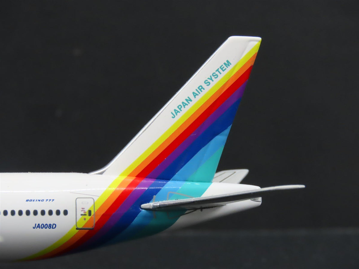1:400 Scale Phoenix Model Die-Cast JAS Rainbow Seven Boeing B777-289 Aircraft