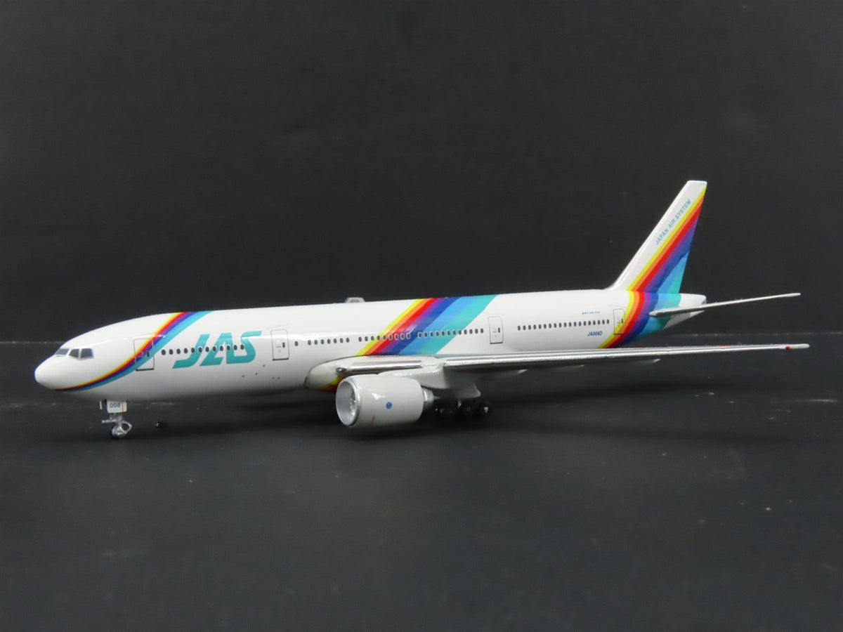 1:400 Scale Phoenix Model Die-Cast JAS Rainbow Seven Boeing B777-289 Aircraft