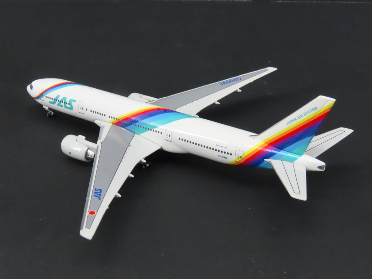 1:400 Scale Phoenix Model Die-Cast JAS Rainbow Seven Boeing B777-289 Aircraft