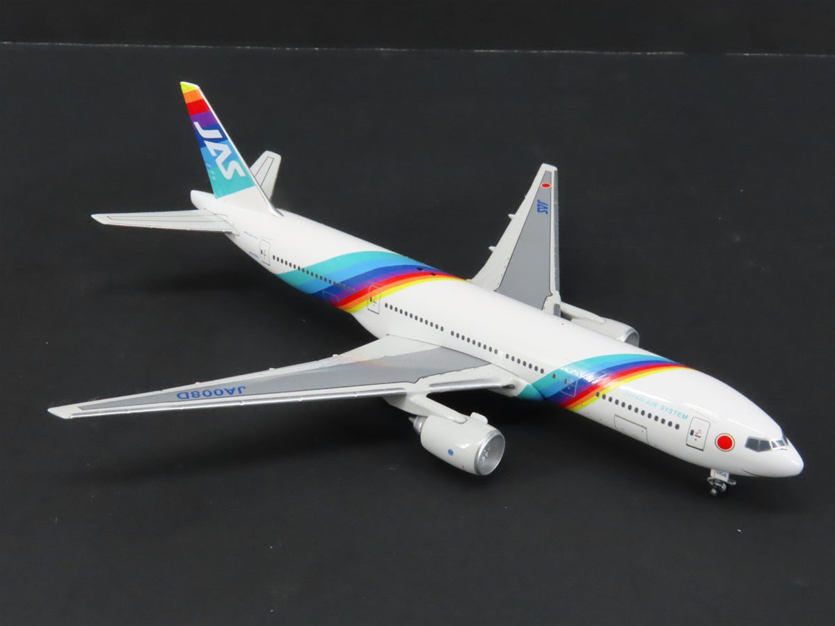 1:400 Scale Phoenix Model Die-Cast JAS Rainbow Seven Boeing B777-289 Aircraft