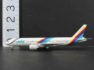 1:400 Scale Phoenix Model Die-Cast JAS Rainbow Seven Boeing B777-289 Aircraft