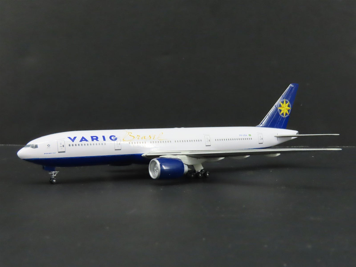 1:400 Dragon Wings 55415-03 Die-Cast Varig Brasil Boeing 777 Aircraft PP-VRA