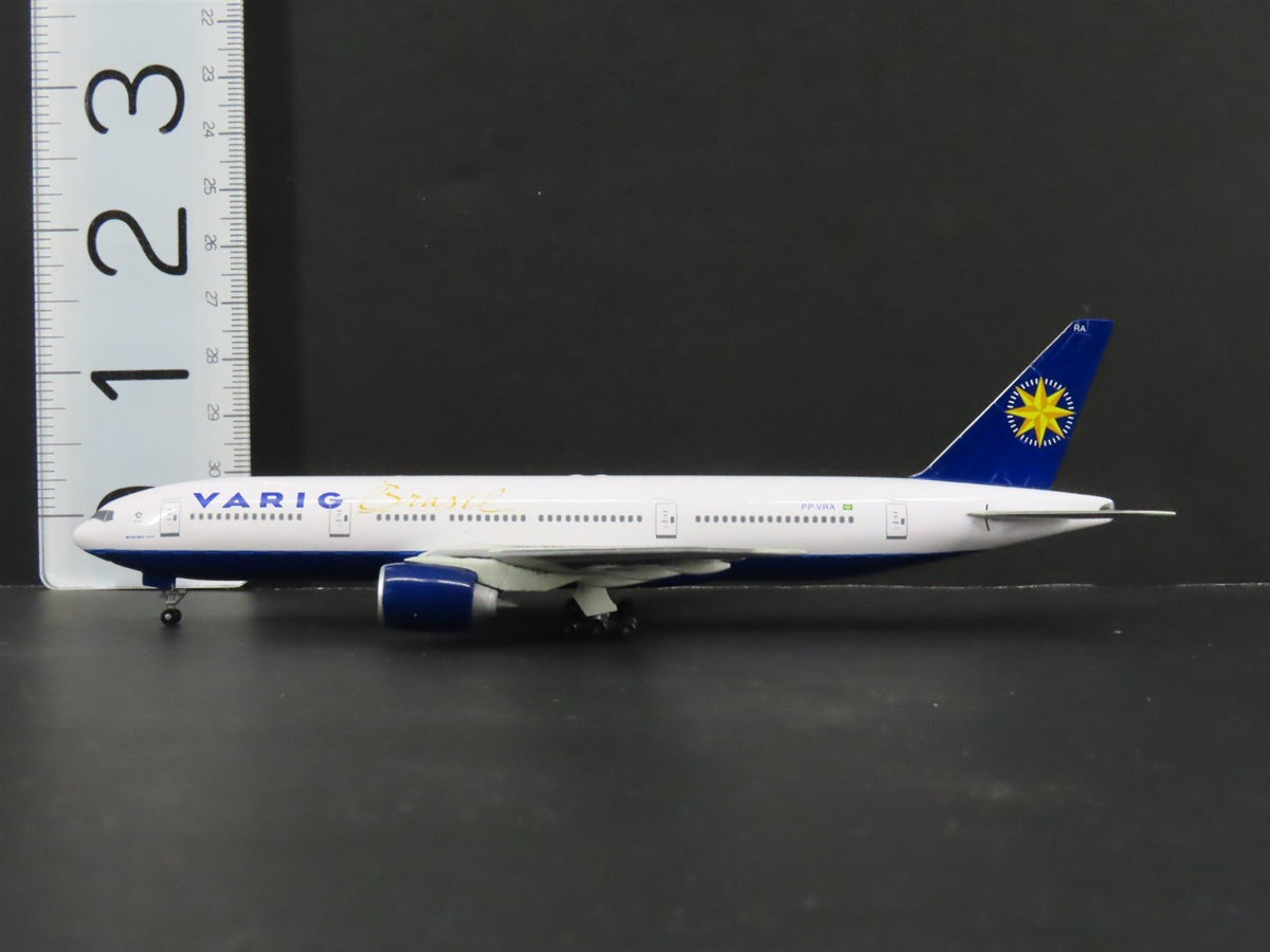 1:400 Dragon Wings 55415-03 Die-Cast Varig Brasil Boeing 777 Aircraft PP-VRA