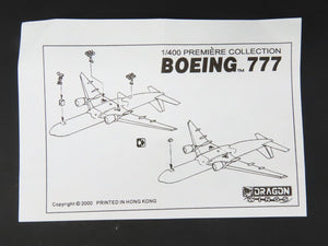 1:400 Dragon Wings 55415-03 Die-Cast Varig Brasil Boeing 777 Aircraft PP-VRA