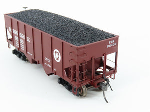 HO Scale MTH 80-90012E PRR Pennsylvania Railroad 2-Bay Hopper #220108 w/ Load