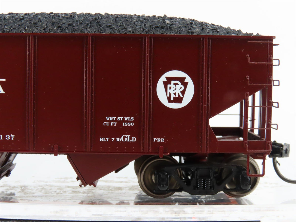 HO Scale MTH 80-90012A PRR Pennsylvania 2-Bay Hopper #220146 Custom Weathered