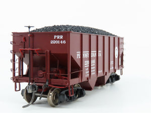 HO Scale MTH 80-90012A PRR Pennsylvania 2-Bay Hopper #220146 Custom Weathered