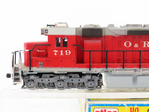 HO Scale Atlas O&RGW Railway EMD SD9 Diesel #719 - Custom & Weathered