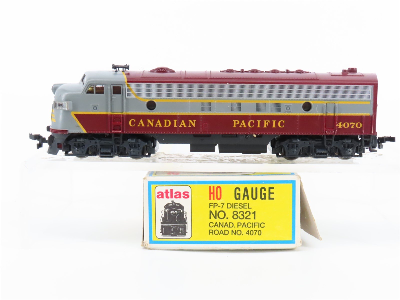 HO Scale Atlas 8321 CP Canadian Pacific EMD FP7 Diesel Locomotive #4070