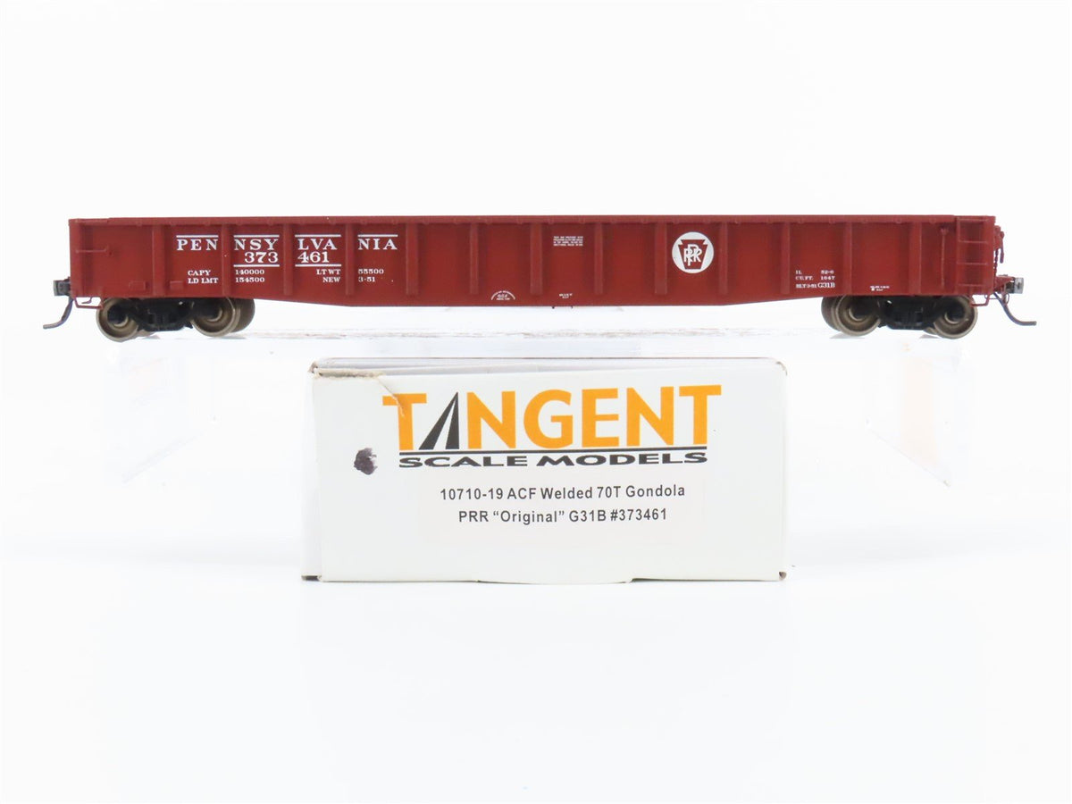 HO Scale Tangent 10710-19 PRR Pennsylvania Railroad Gondola #373461