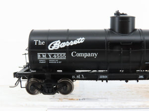 HO Scale Tangent 19067-01 BMX Barrett Tarvia Single Dome Tank Car #4555