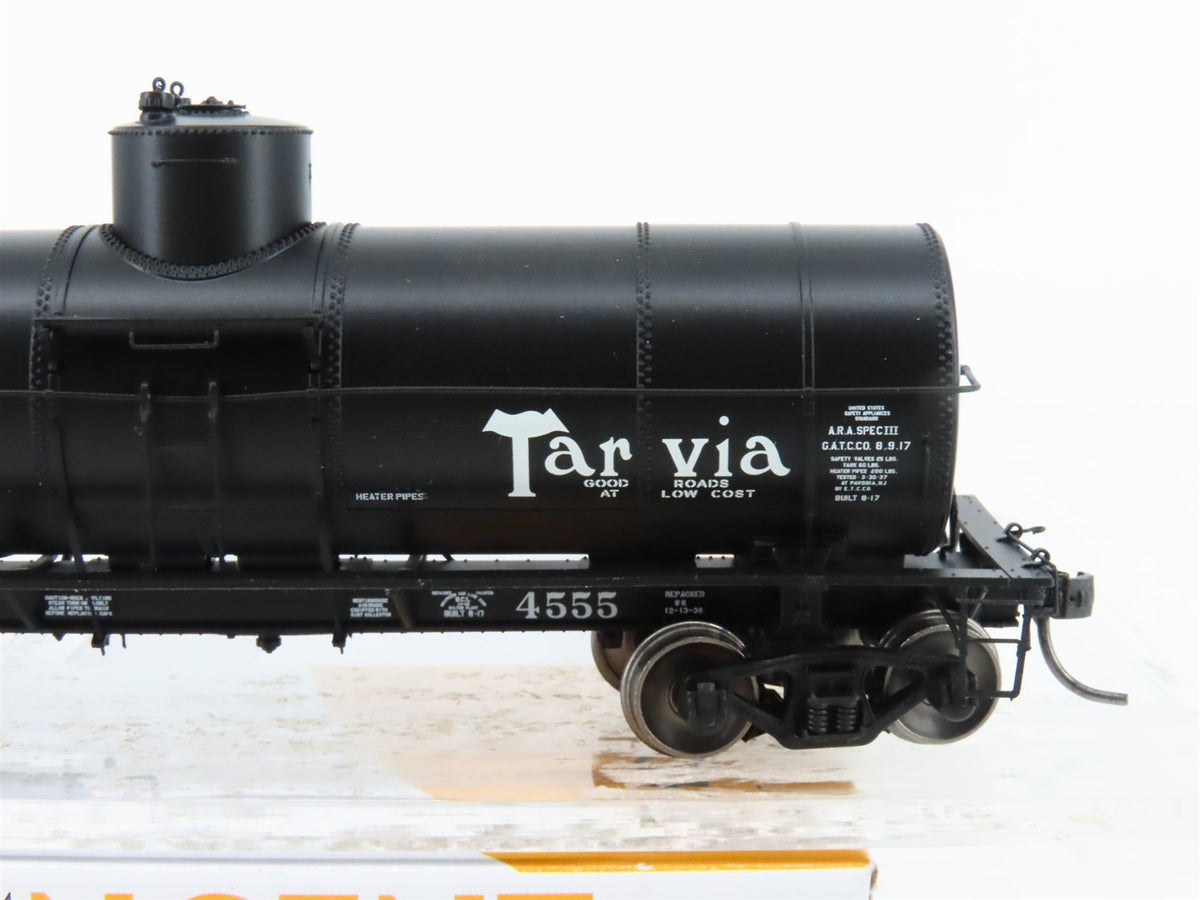 HO Scale Tangent 19067-01 BMX Barrett Tarvia Single Dome Tank Car #4555