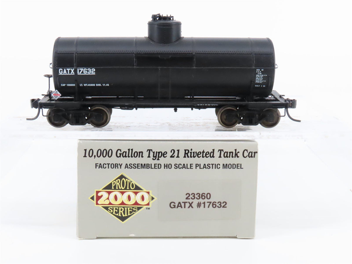 HO Scale PROTO 2000 #23360 GATX General American Single Dome Tank Car #17632