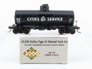 HO Scale PROTO 2000 #23172 CSOX Cities Service Single Dome Tank Car #1414