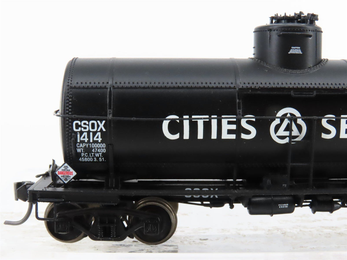HO Scale PROTO 2000 #23172 CSOX Cities Service Single Dome Tank Car #1414