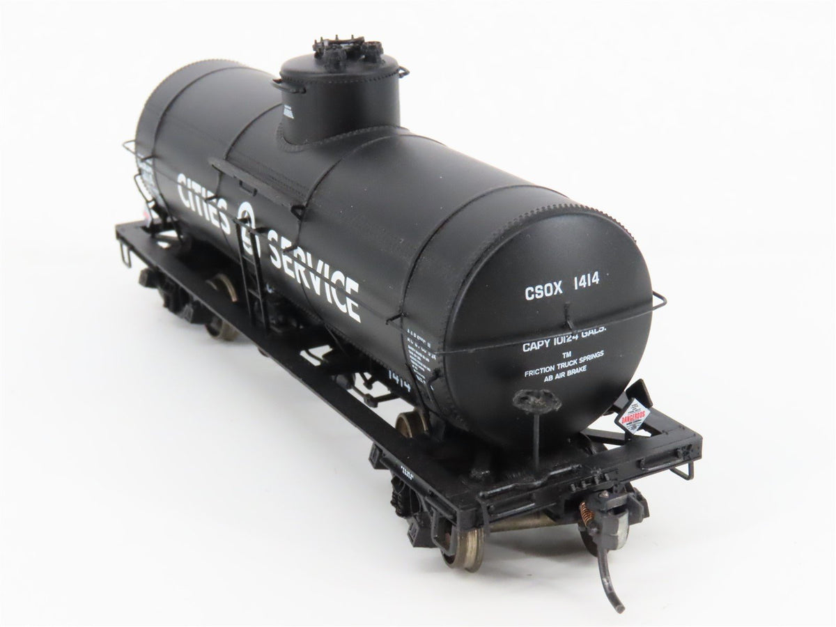 HO Scale PROTO 2000 #23172 CSOX Cities Service Single Dome Tank Car #1414