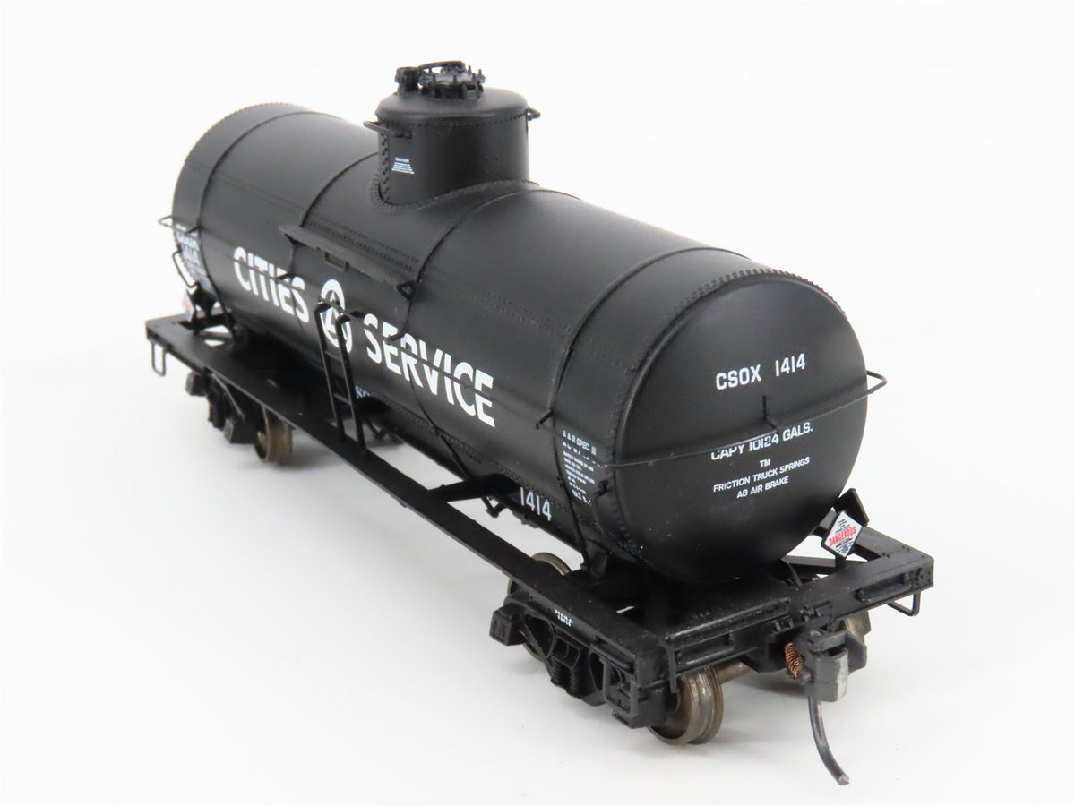 HO Scale PROTO 2000 #23172 CSOX Cities Service Single Dome Tank Car #1414