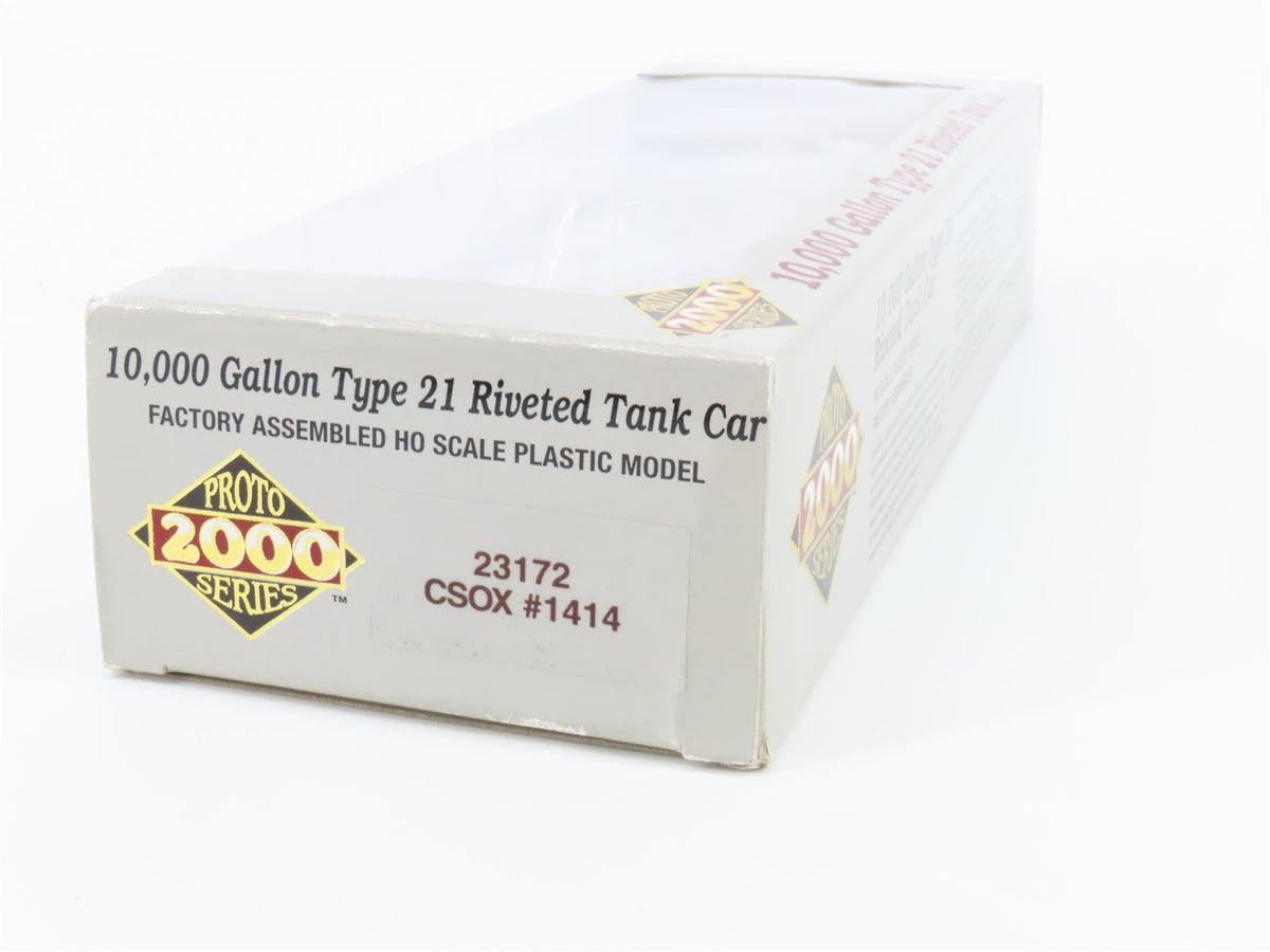 HO Scale PROTO 2000 #23172 CSOX Cities Service Single Dome Tank Car #1414