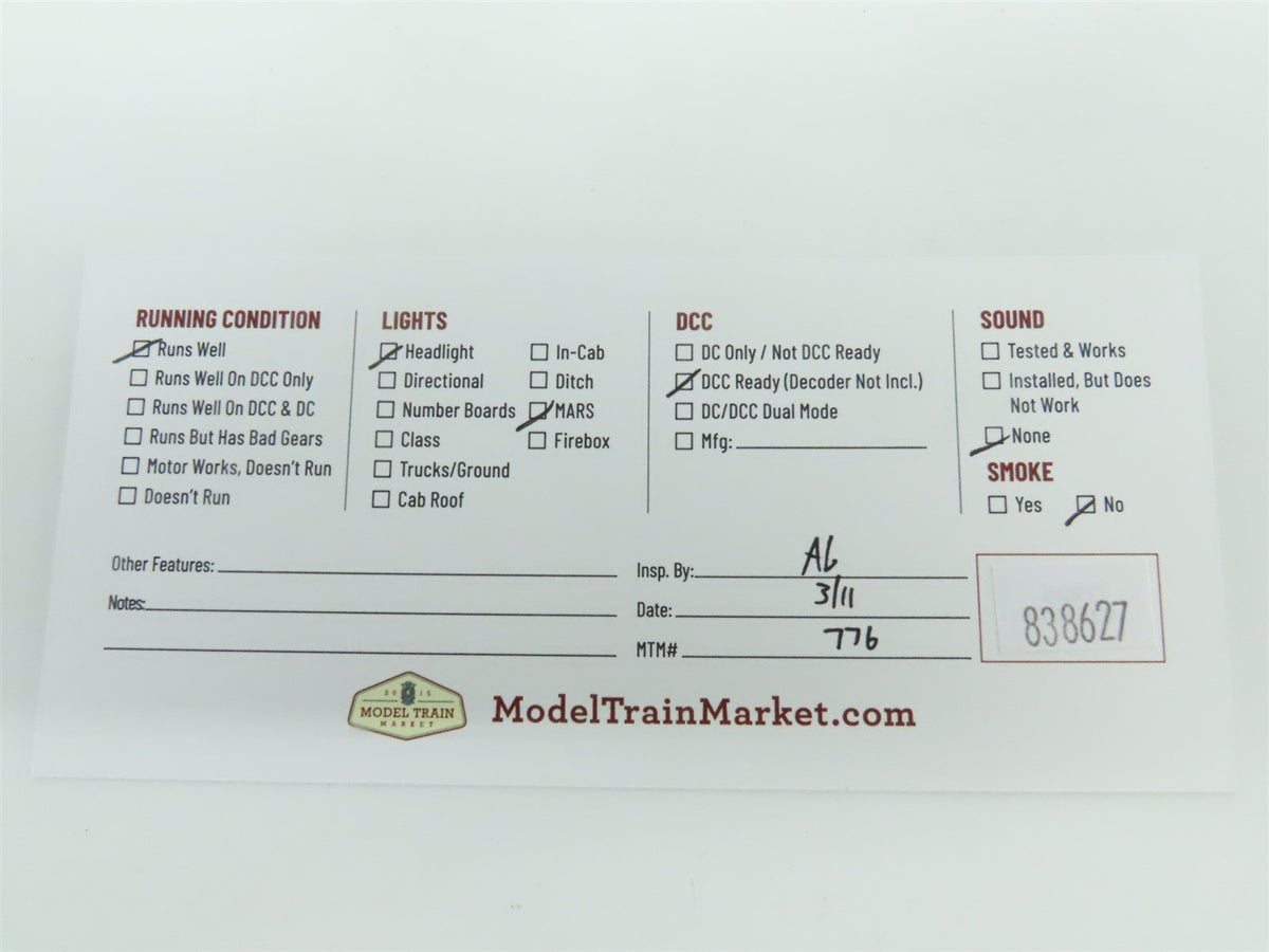 HO Scale Proto 2000 ACL Atlantic Coast Line E7A Diesel Locomotive #529