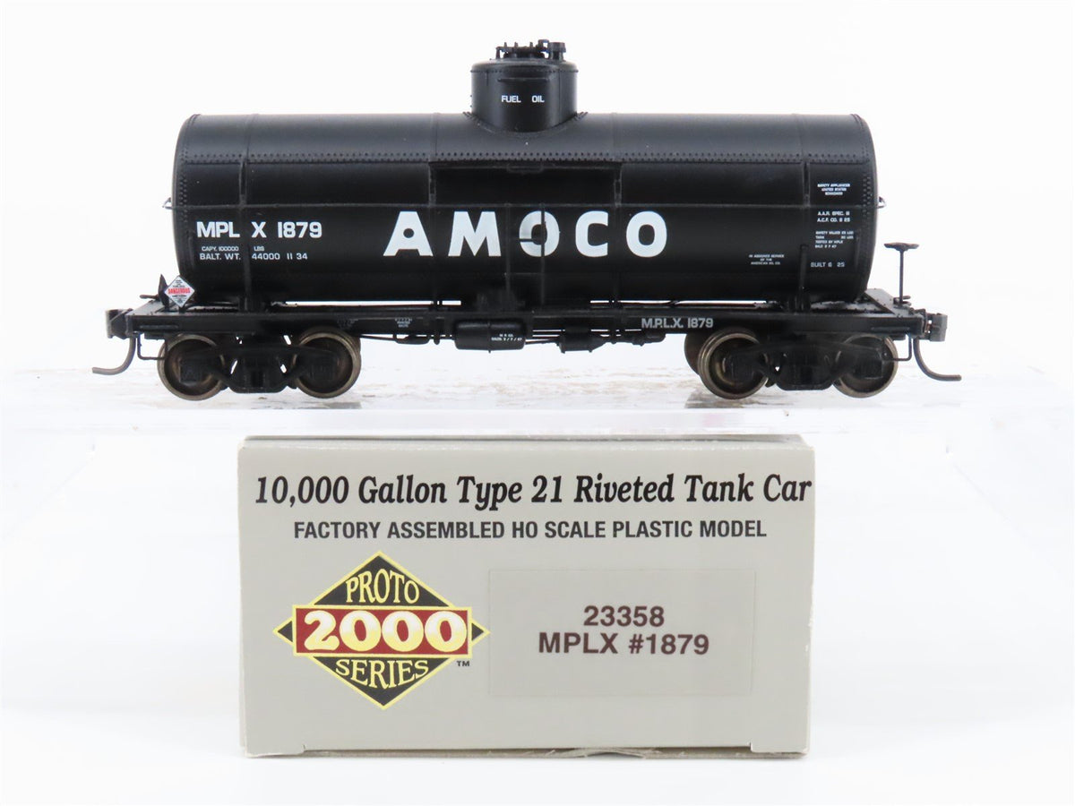 HO Scale PROTO 2000 #23358 MPLX Amoco Fuel Oil Single Dome Tank Car #1879