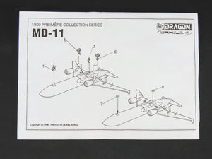 1:400 Dragon Wings JetX Die-Cast World McDonnell Douglas MD-11 Airliner