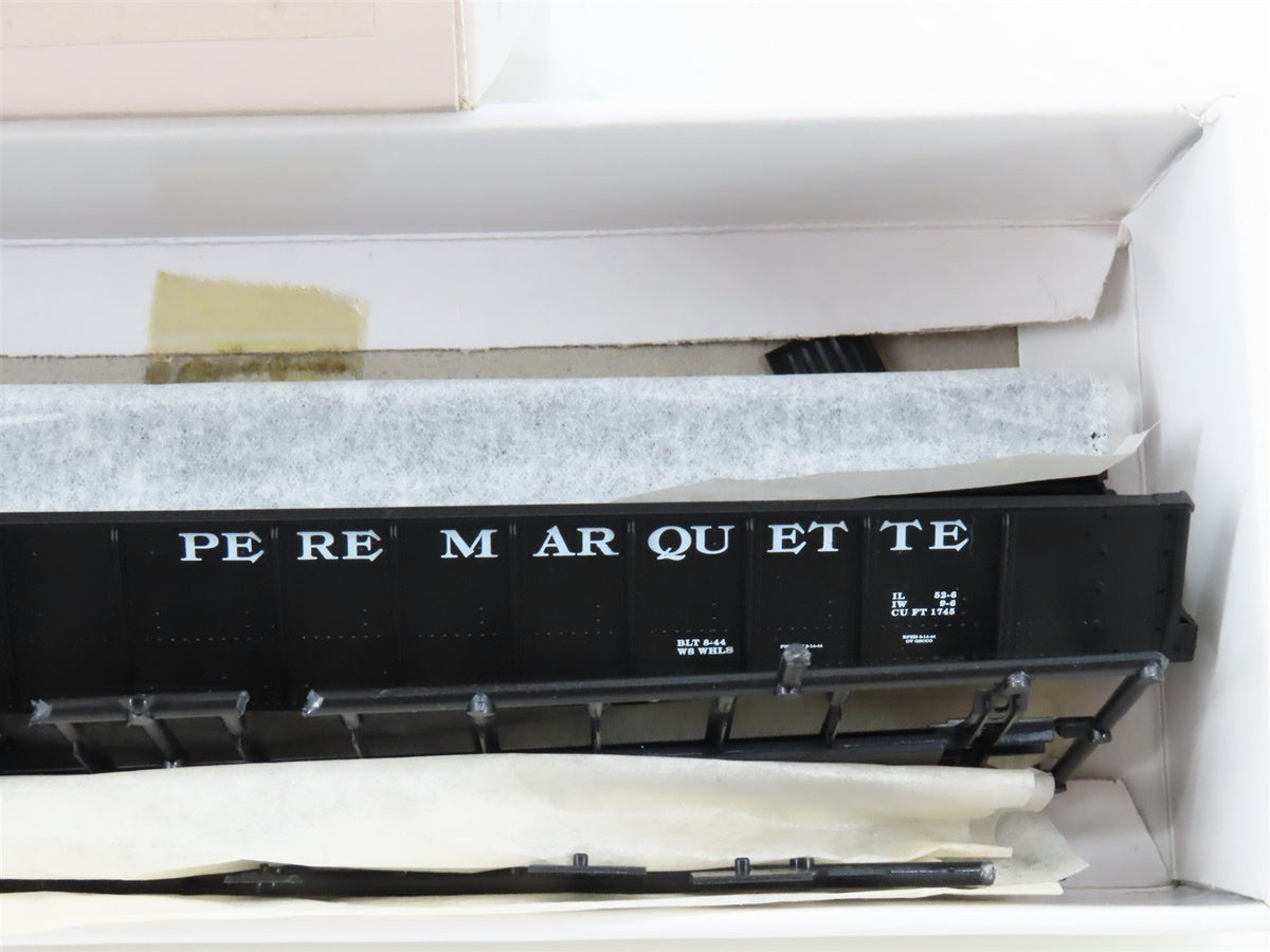 HO Scale PROTO 2000 Kit #8483 PM Pere Marquette 52&#39; 6&quot; Drop End Gondola #18863