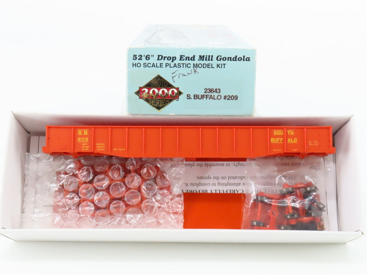 HO PROTO 2000 Time-Saver Kit 23643 SB South Buffalo 52&#39; 6&quot; Drop End Gondola #209