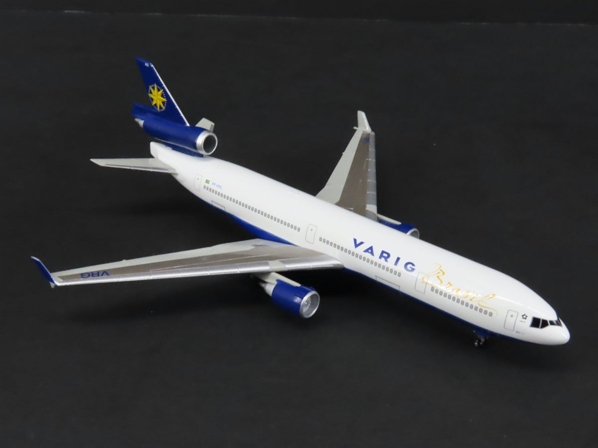 1:400 Scale Dragon Wings Premiere 55326 Die-Cast Varig Brasil MD-11 Airliner