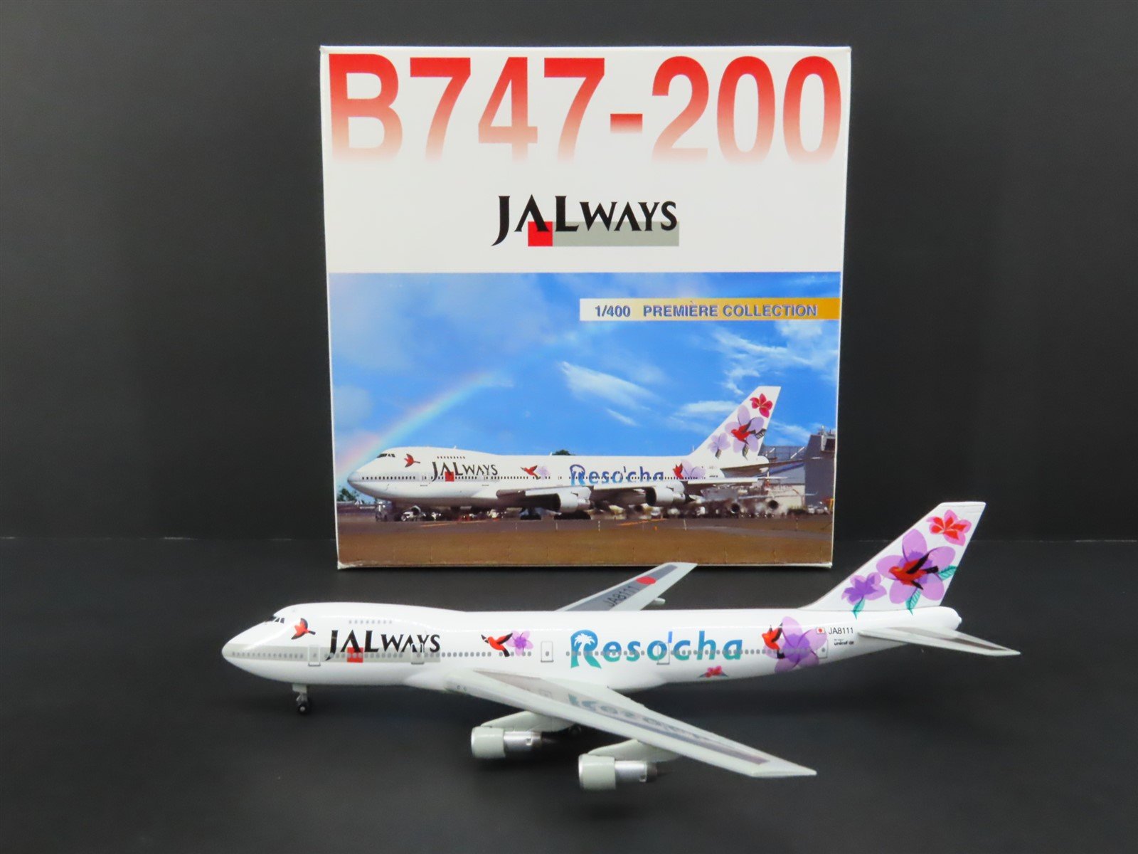 1:400 Dragon Wings Premiere 55190 Die-Cast Jalways Resocha B-747-200 Airliner