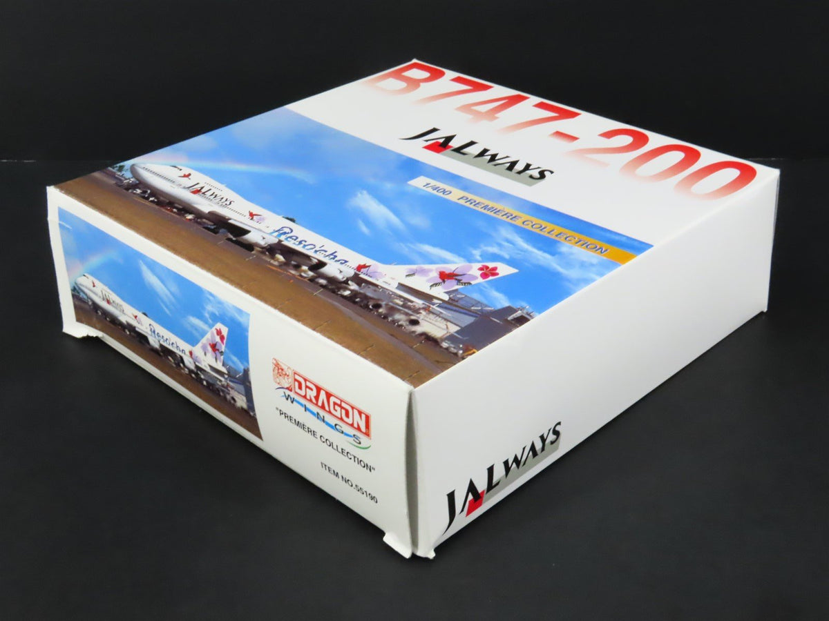 1:400 Dragon Wings Premiere 55190 Die-Cast Jalways Resocha B-747-200 Airliner
