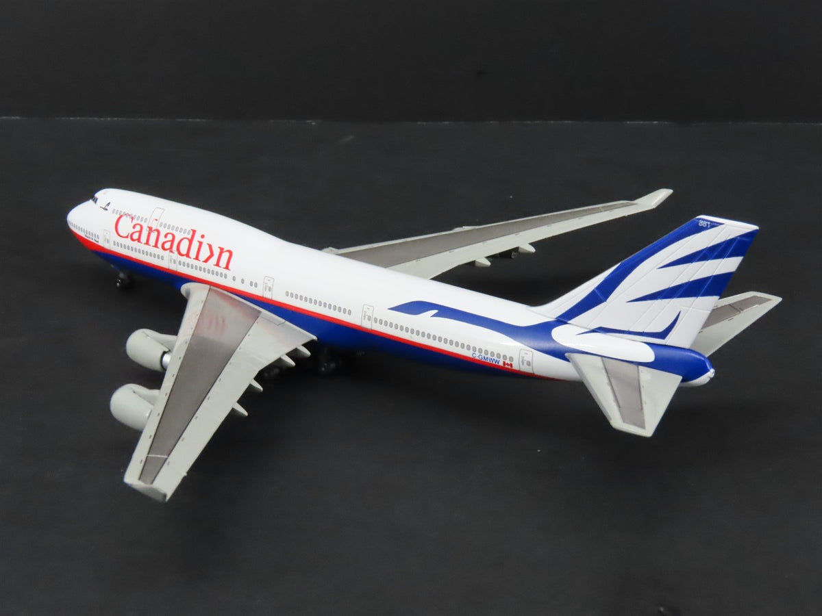 1:400 Dragon Wings 55132 Die-Cast Canadian Airlines Boeing 747-475 Airliner