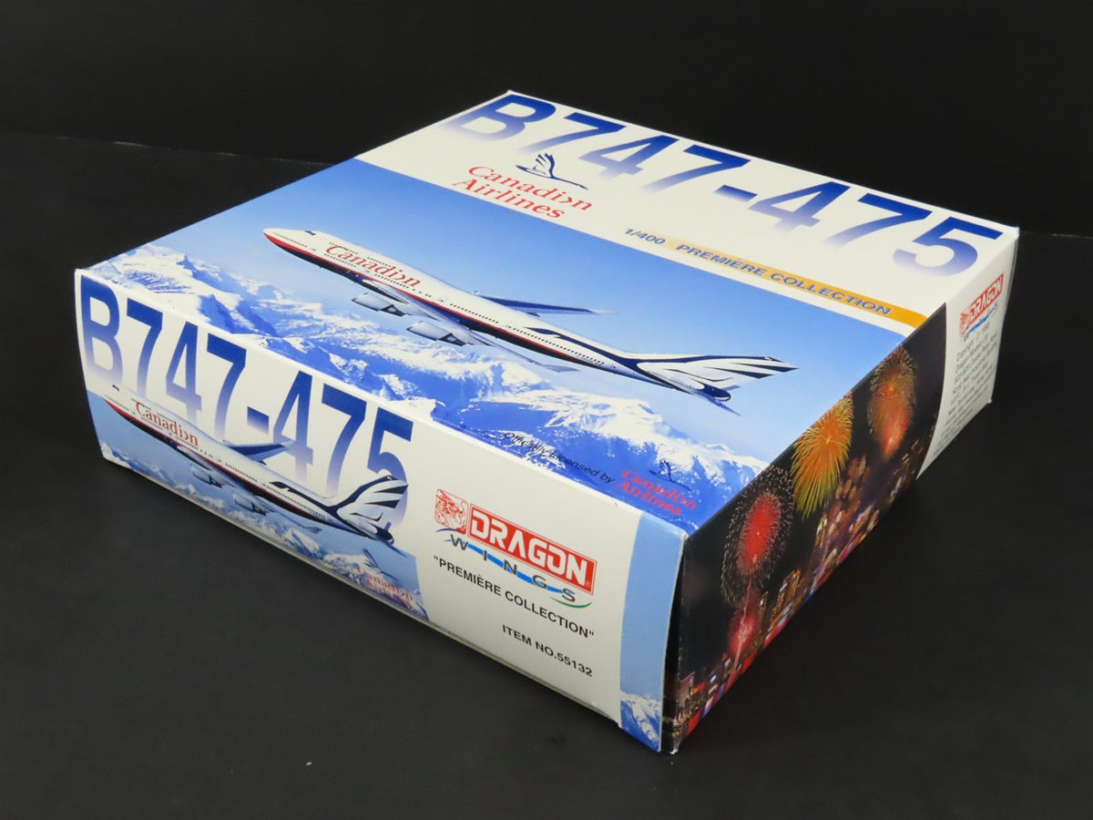 1:400 Dragon Wings 55132 Die-Cast Canadian Airlines Boeing 747-475 Airliner