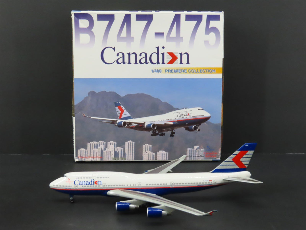 1:400 Dragon Wings 55134 Die-Cast Canadian Airlines Boeing 747-475 Airliner
