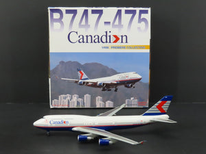 1:400 Dragon Wings 55134 Die-Cast Canadian Airlines Boeing 747-475 Airliner
