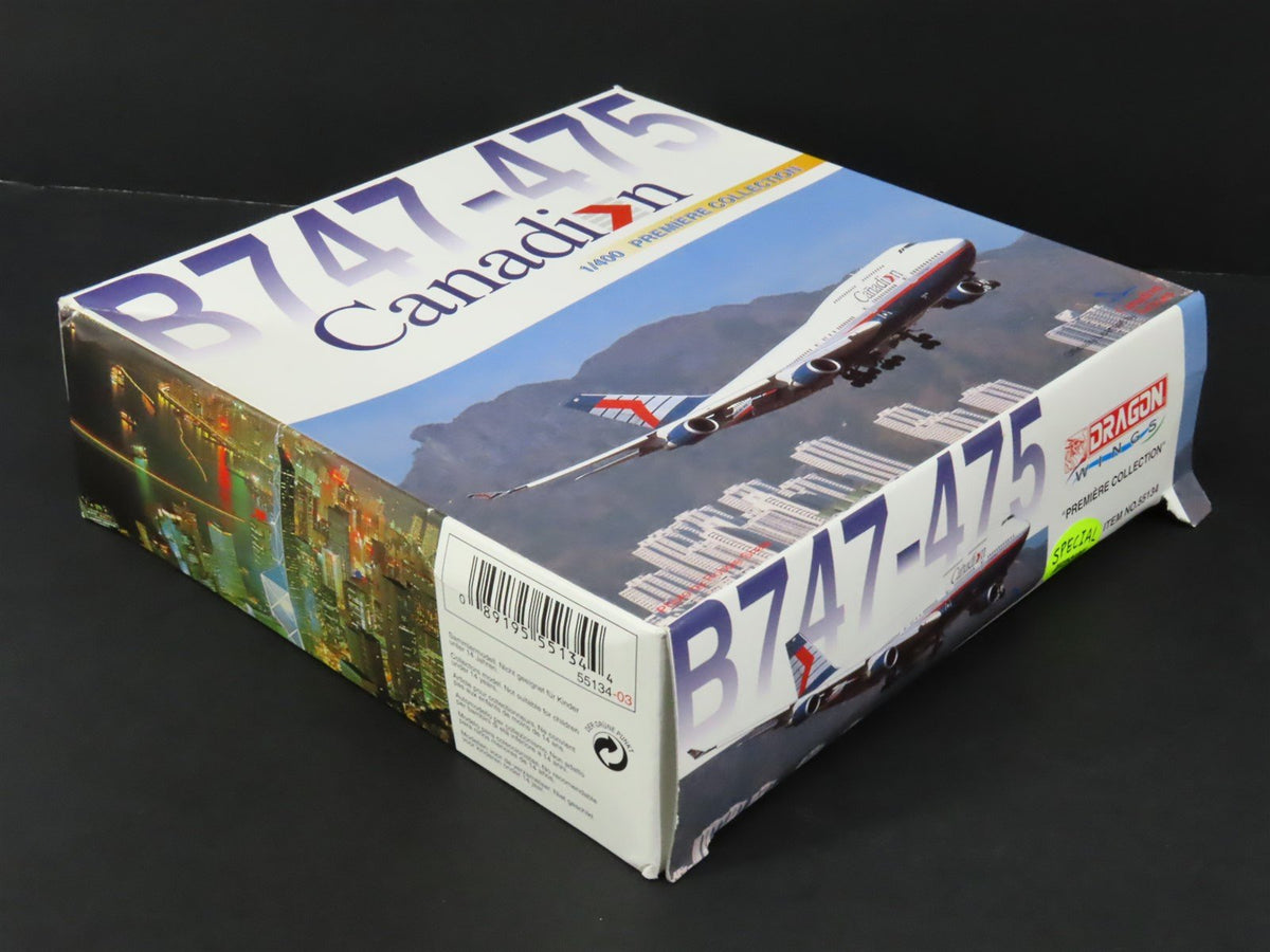 1:400 Dragon Wings 55134 Die-Cast Canadian Airlines Boeing 747-475 Airliner