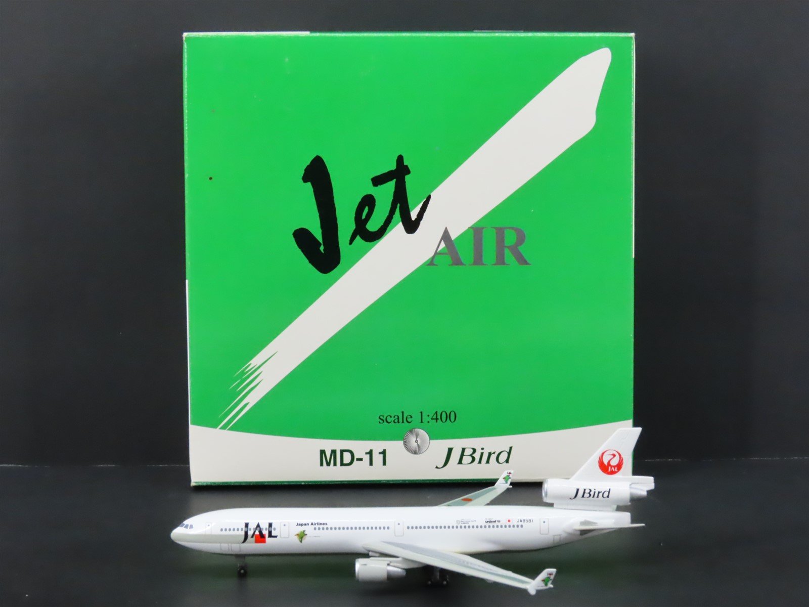 1:400 Jet Air Die-Cast Japan Airlines J Bird McDonnell Douglas MD-11 Airliner