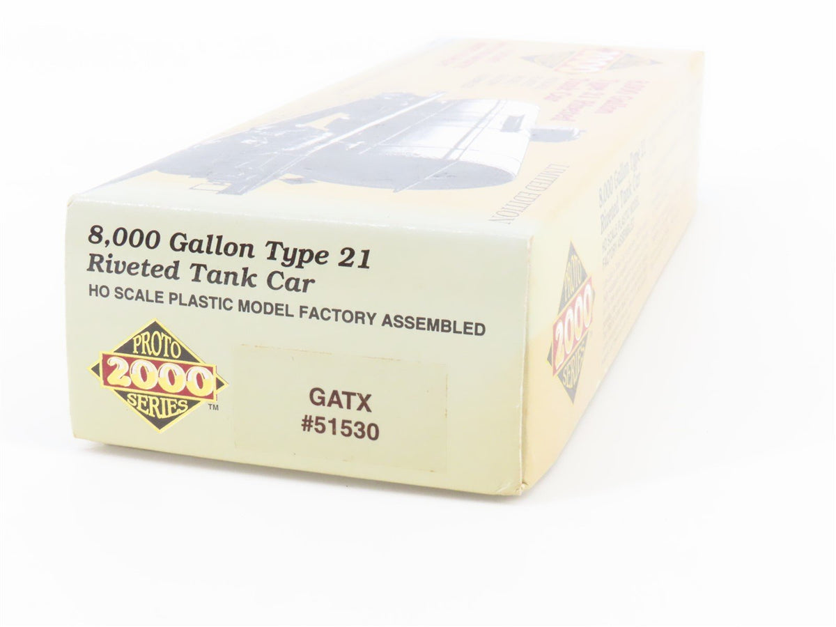HO Scale PROTO 2000 GATX 8,000 Gallon Single Dome Tank Car #51530