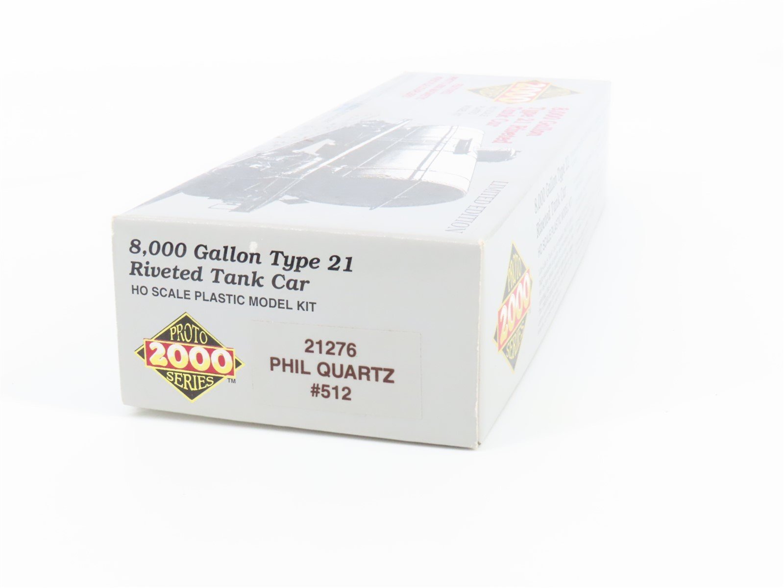 HO Scale PROTO 2000 Kit #21276 PQX Philadelphia Quartz Single Dome Tank Car #512
