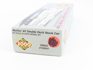 HO Scale PROTO 2000 Kit GM&O Gulf Mobile & Ohio Mather 40' Stock Car #109041