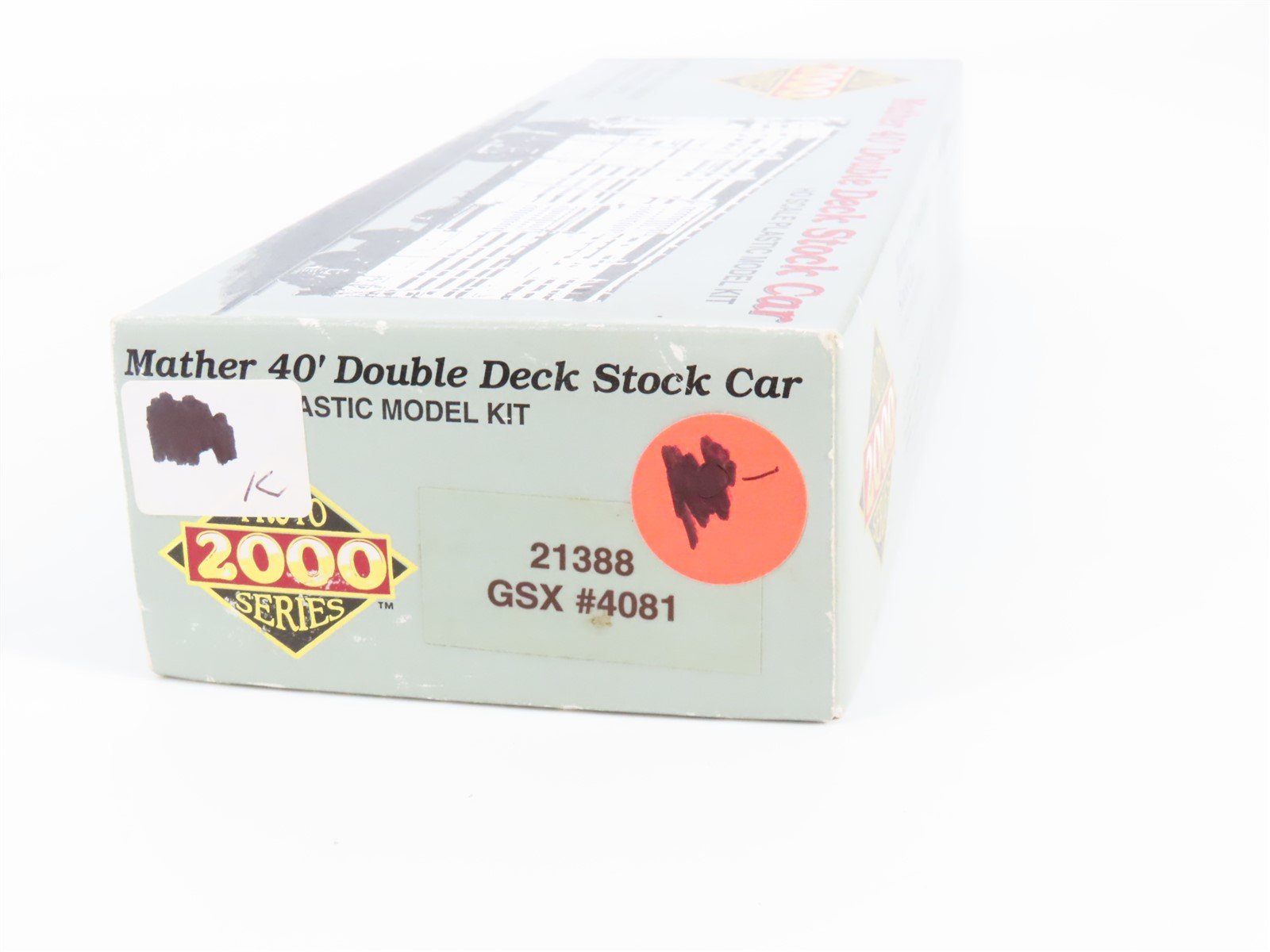 HO Scale PROTO 2000 Kit #21388 GSX Gotham Stock Express 40' Stock Car #4081