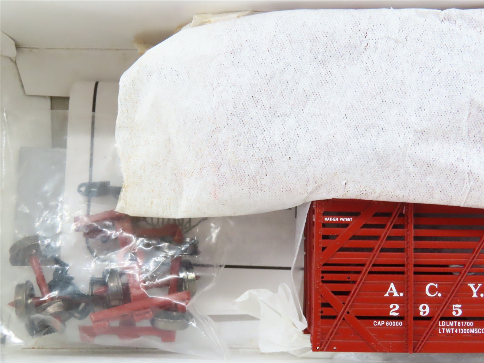 HO Scale PROTO 2000 Kit ACY Akron Canton & Youngstown 40' Stock Car #295