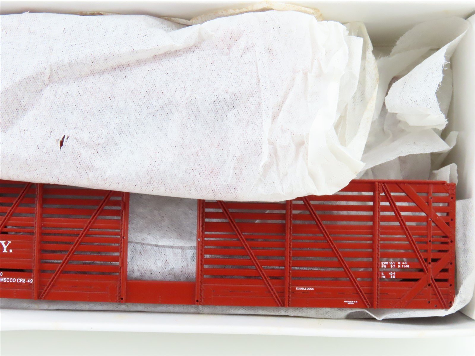 HO Scale PROTO 2000 Kit ACY Akron Canton & Youngstown 40' Stock Car #295